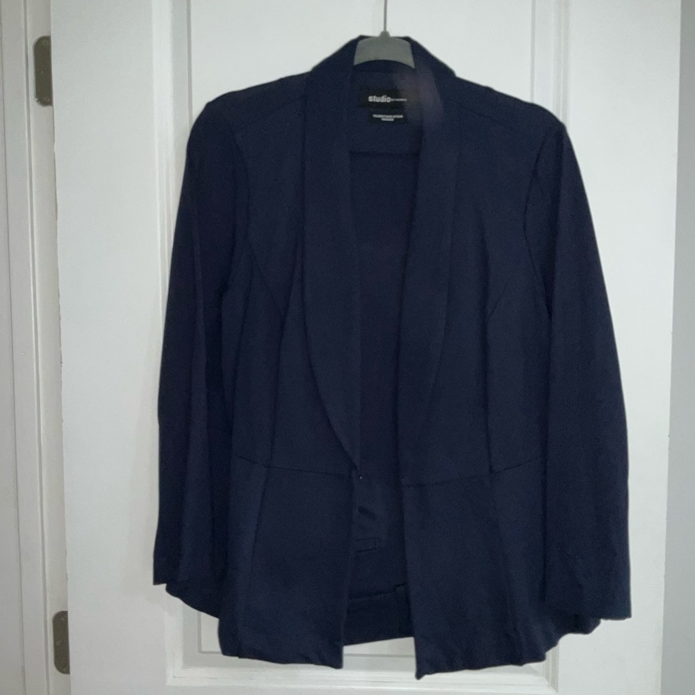 Navy suit set.